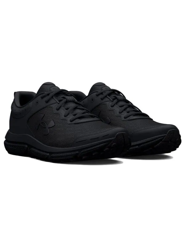 Кроссовки charged assert 10 'triple black' Under Armour — изображение 3 из 4, черный