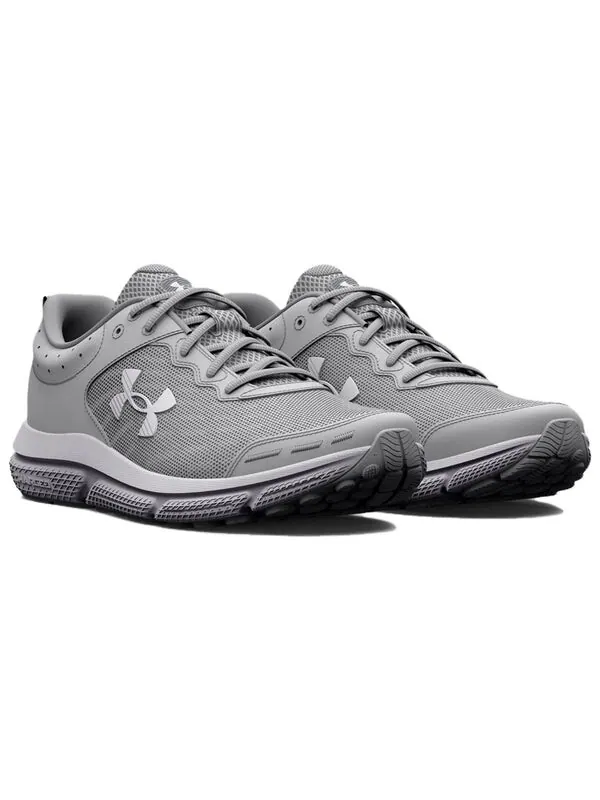 Кроссовки charged assert 10 'mod grey' Under Armour — изображение 3 из 4, серый/белый