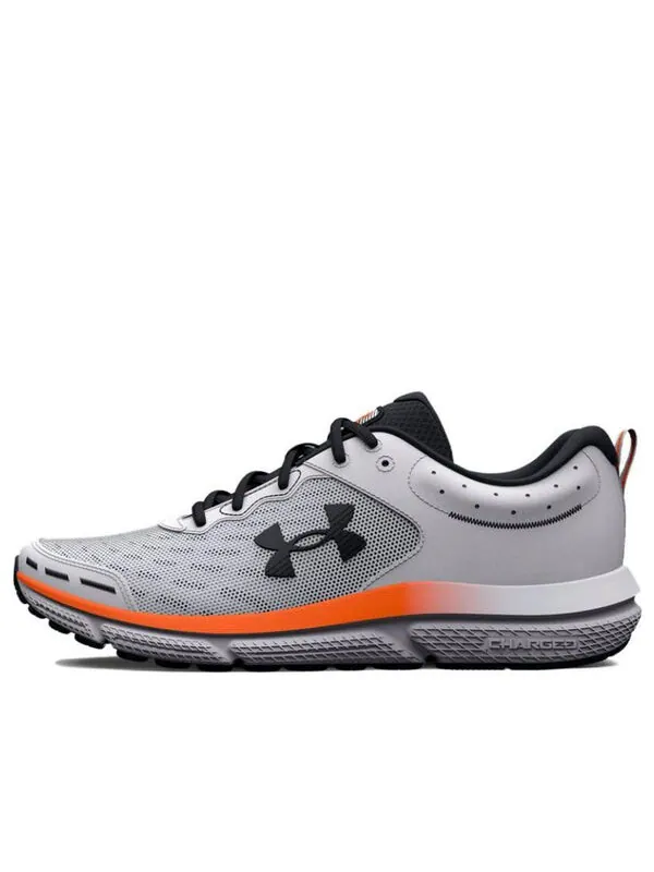 Кроссовки charged assert 10 'white black orange' Under Armour — изображение 1 из 4, белый/черный