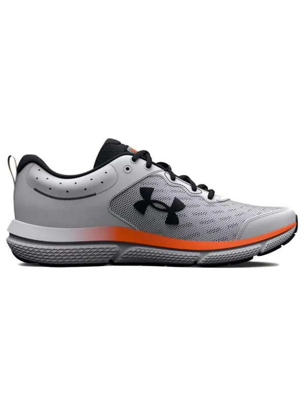 Кроссовки charged assert 10 'white black orange' Under Armour — изображение 2 из 4, белый/черный