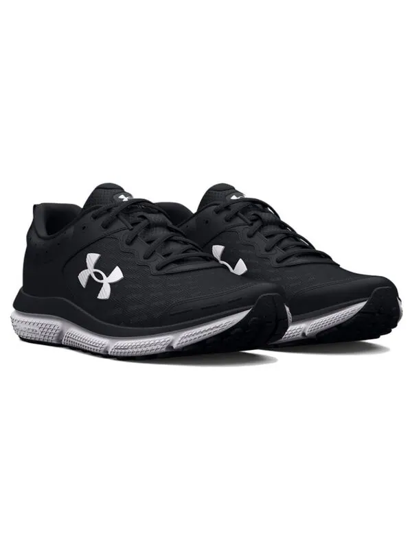 Кроссовки charged assert 10 'black white' Under Armour — изображение 3 из 4, черный/белый