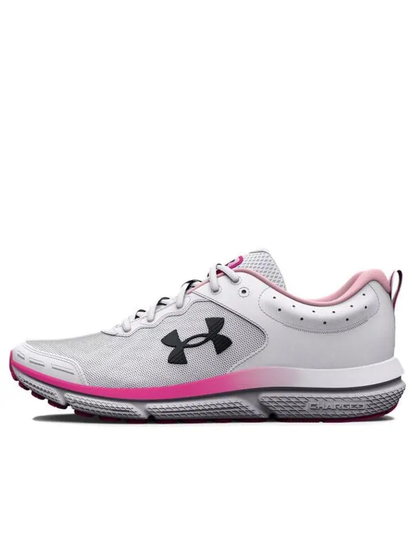 Кроссовки charged assert 10 'white rebel pink' Under Armour — изображение 1 из 4, белый/розовый/черный