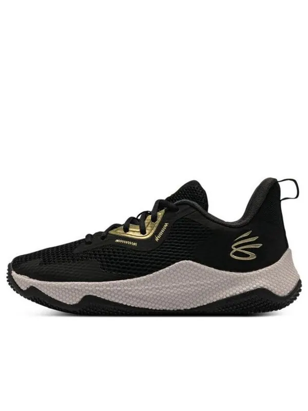 Кроссовки curry hovr splash 3 'black metallic gold' Under Armour — изображение 1 из 4