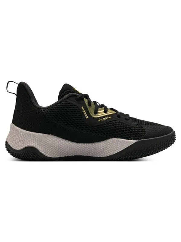 Кроссовки curry hovr splash 3 'black metallic gold' Under Armour — изображение 2 из 4
