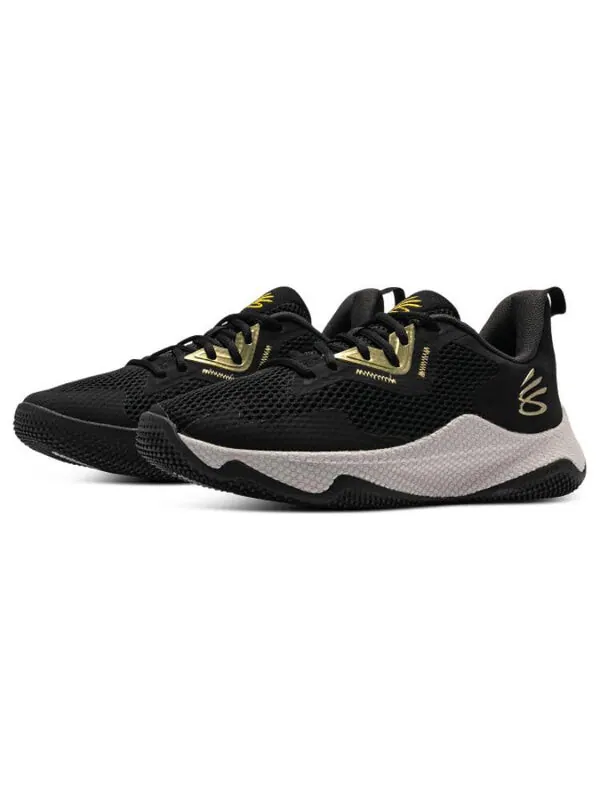 Кроссовки curry hovr splash 3 'black metallic gold' Under Armour — изображение 3 из 4