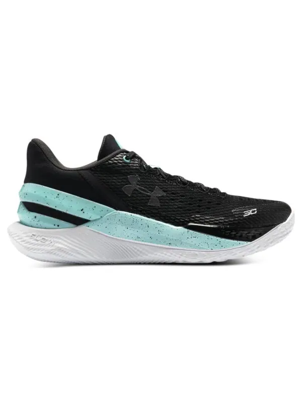 Кроссовки curry 2 low flotro 'future curry' Under Armour — изображение 2 из 4, черный/зеленый
