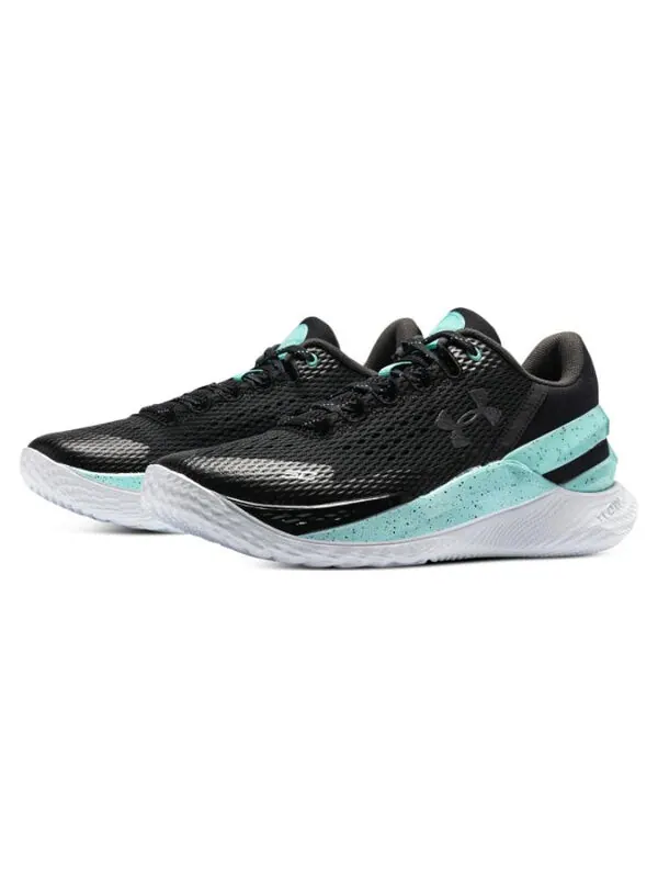 Кроссовки curry 2 low flotro 'future curry' Under Armour — изображение 4 из 4, черный/зеленый