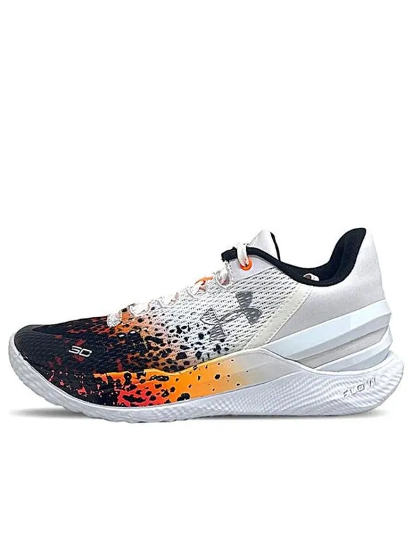 Кроссовки curry 2 low flotro 'chef curry' Under Armour — изображение 1 из 4, белый/черный/оранжевый