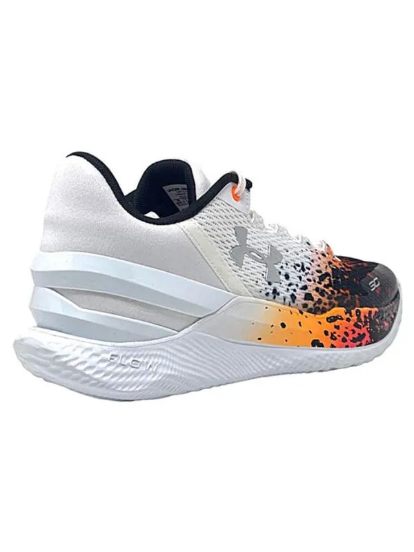 Кроссовки curry 2 low flotro 'chef curry' Under Armour — изображение 4 из 4, белый/черный/оранжевый