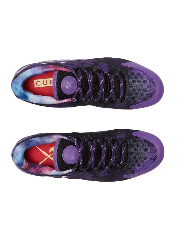 Кроссовки curry 1 flotro 'curry tour' Under Armour — изображение 4 из 4, фиолетовый/белый/черный