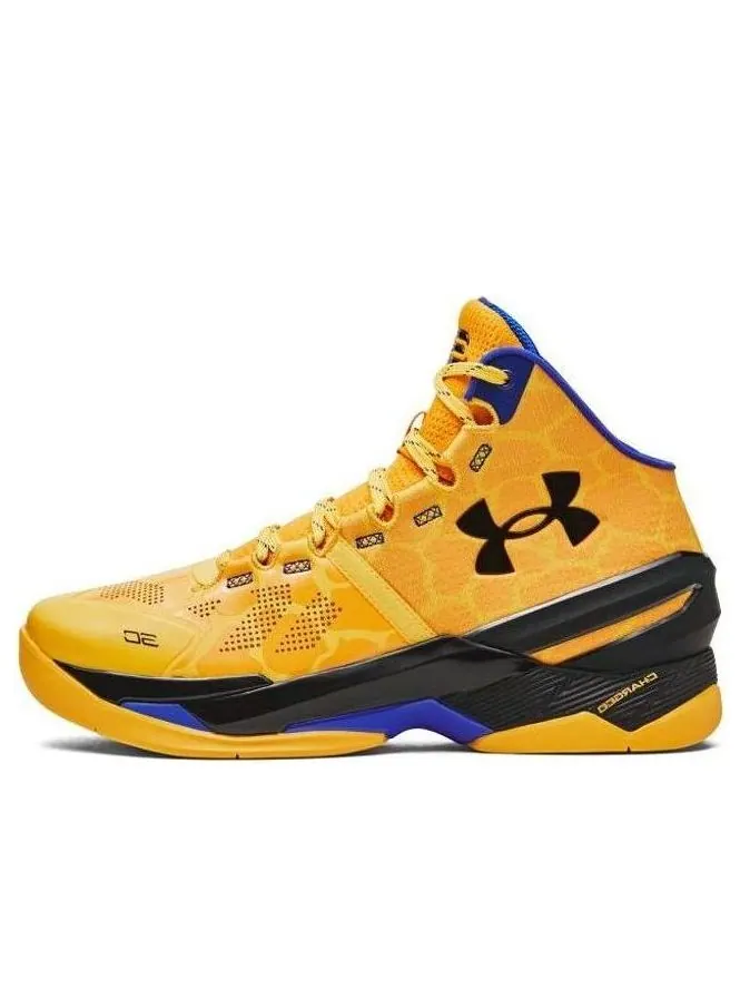 Кроссовки Under Armour Curry 2 Retro 'Double Bang' — изображение 1 из 5, желтый