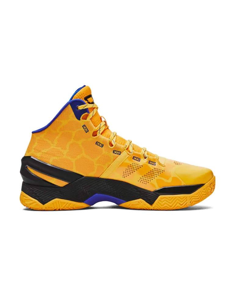 Кроссовки Under Armour Curry 2 Retro 'Double Bang' — изображение 2 из 5, желтый