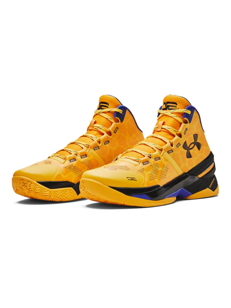 Кроссовки Under Armour Curry 2 Retro 'Double Bang' — изображение 4 из 5, желтый