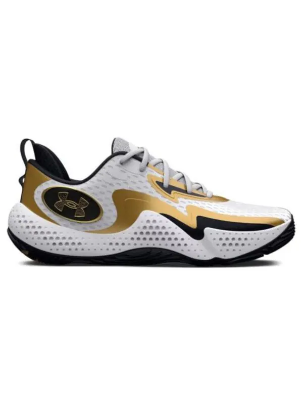 Кроссовки spawn 5 'white black gold' Under Armour — изображение 4 из 4, белый/черный/золотистый