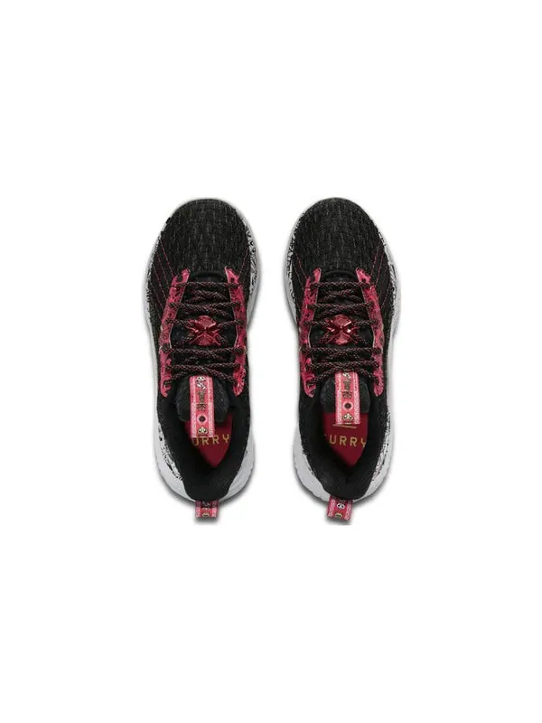 Кроссовки curry flow 10 'black red' Under Armour — изображение 3 из 4, черный/красный
