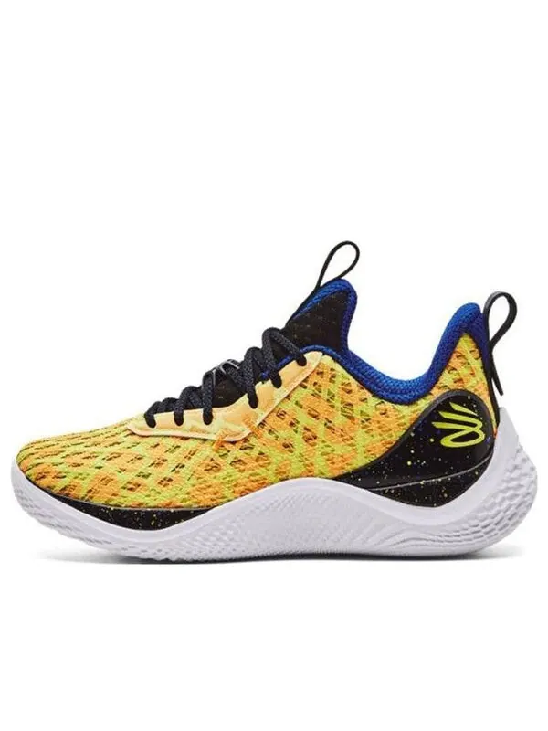 Кроссовки curry brand curry flow 10 'double bang' Under Armour — изображение 1 из 4, золотистый/черный