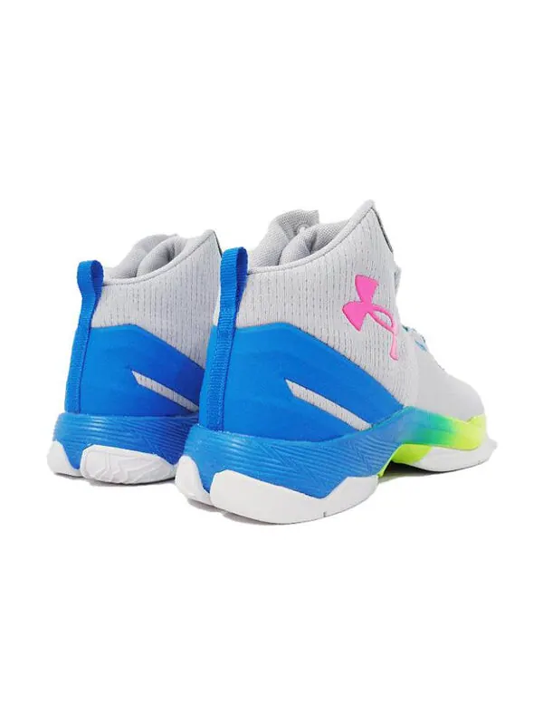 Кроссовки curry 2 splash party basketball shoes 'white pink electric blue' Under Armour — изображение 4 из 4