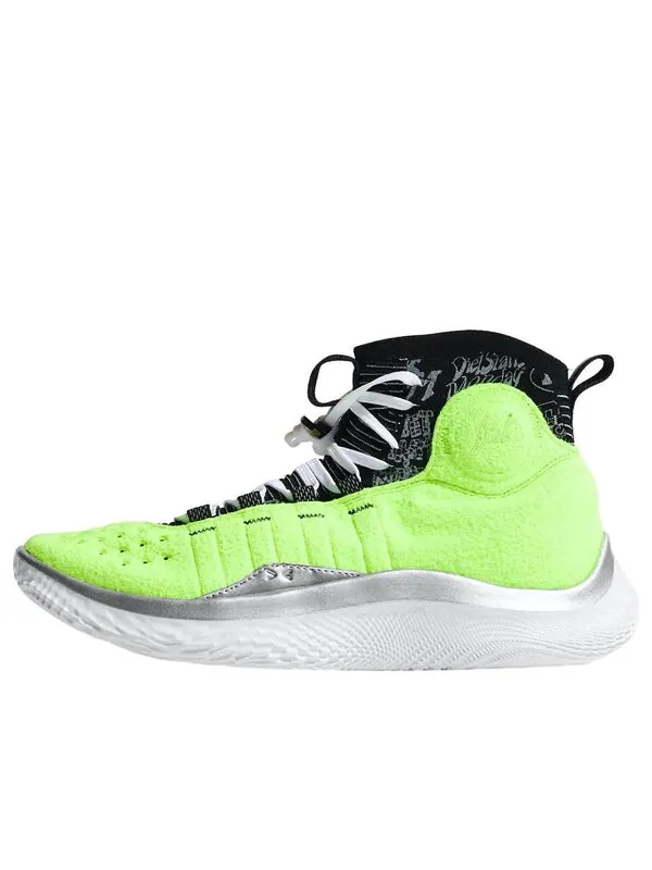 Кроссовки diet starts monday x curry 4 flotro 'tennis ball' Under Armour — изображение 1 из 4