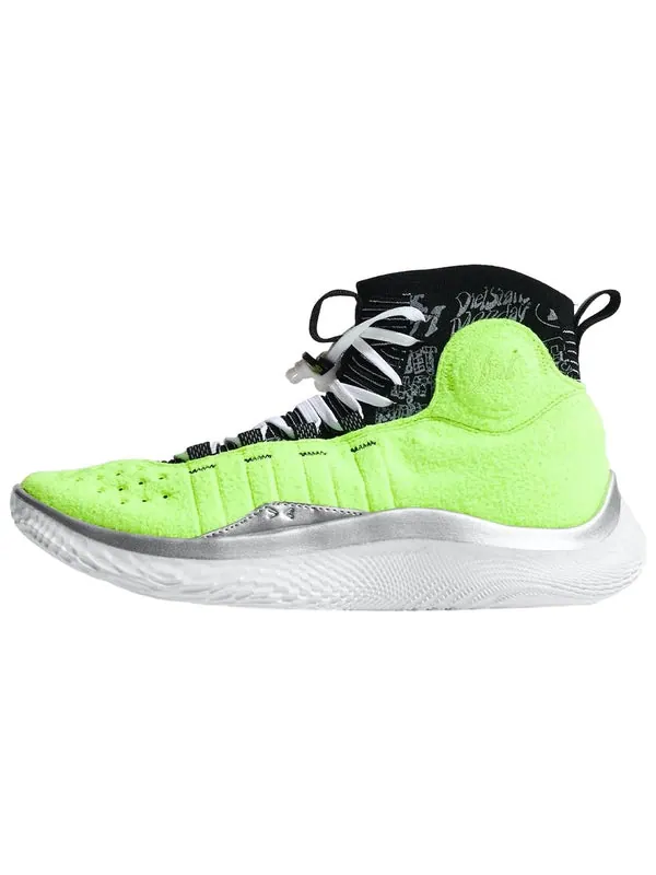 Кроссовки diet starts monday x curry 4 flotro 'tennis ball' Under Armour — изображение 2 из 4