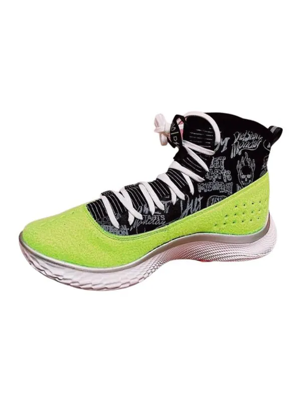 Кроссовки diet starts monday x curry 4 flotro 'tennis ball' Under Armour — изображение 4 из 4