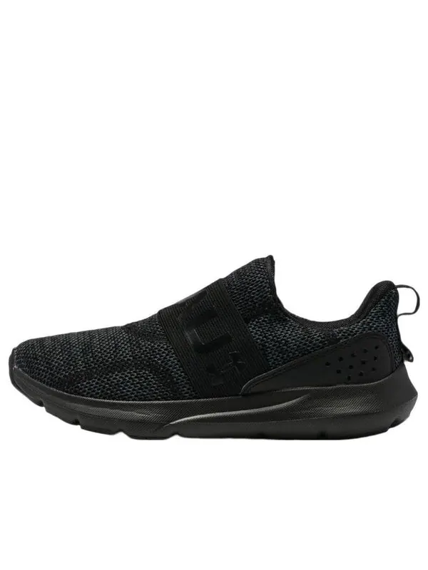 Кроссовки surge 3 slip 'triple black' Under Armour — изображение 1 из 4, черный