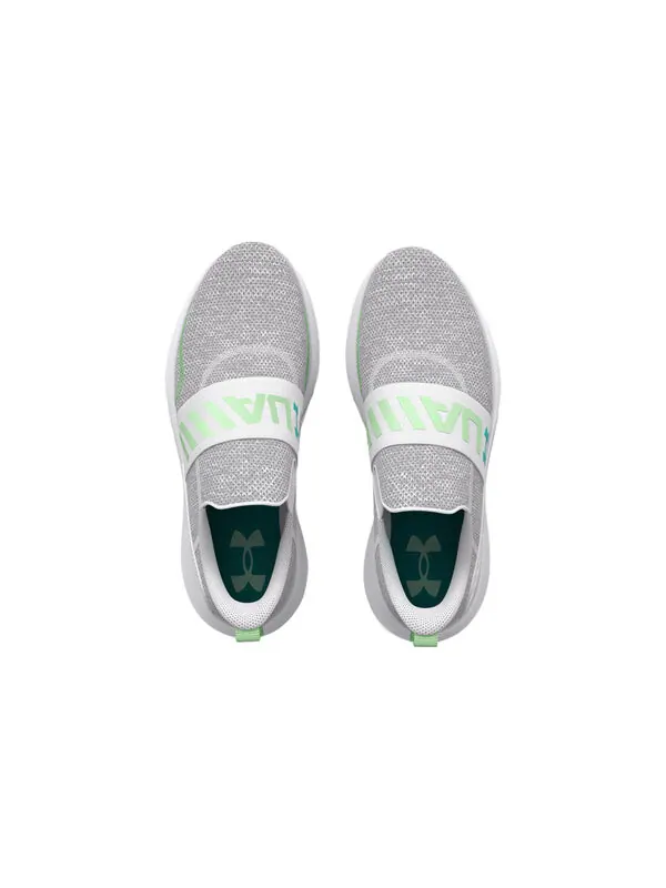 Кроссовки surge 3 slip running shoes 'white aqua foam' Under Armour — изображение 4 из 4, белый/голубой