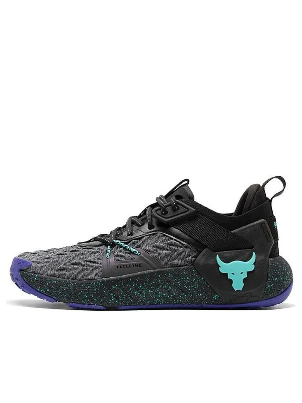 Кроссовки project rock 6 'black neptune' Under Armour — изображение 1 из 4, серый/зеленый