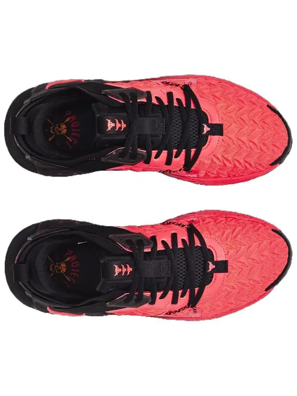 Кроссовки project rock 6 'phoenix fire black' Under Armour — изображение 4 из 4, красный/черный