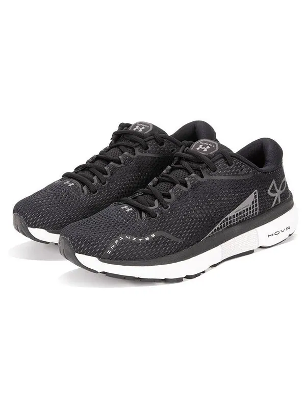 Кроссовки hovr infinite 5 'black white' Under Armour — изображение 2 из 3, черный/белый