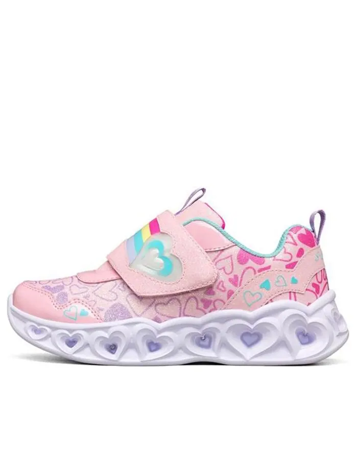 Беговые кроссовки (GS) Skechers Heart Lights — изображение 1 из 5, розовый