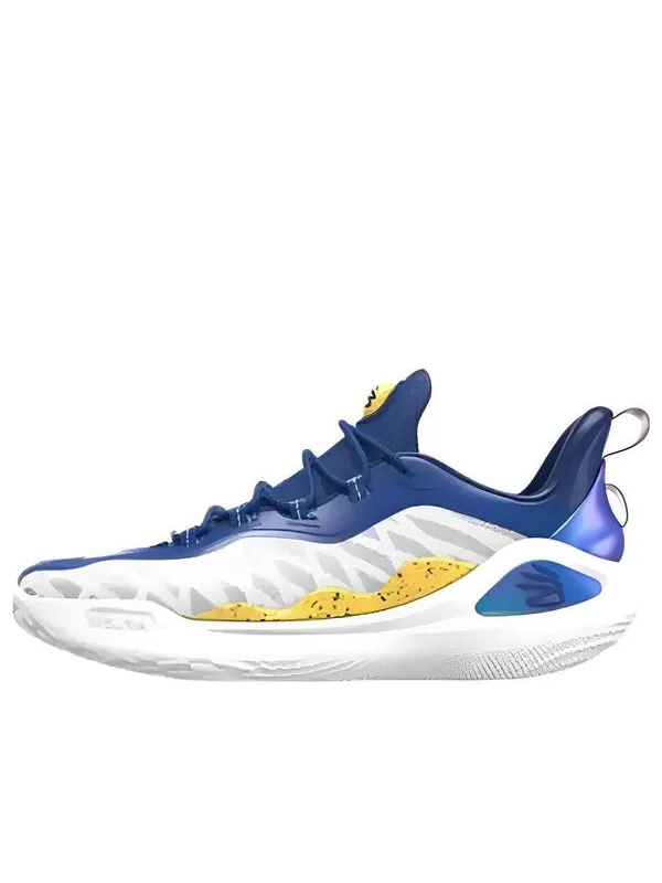 Кроссовки curry 11 'dub nation' Under Armour — изображение 1 из 1, синий/желтый/белый