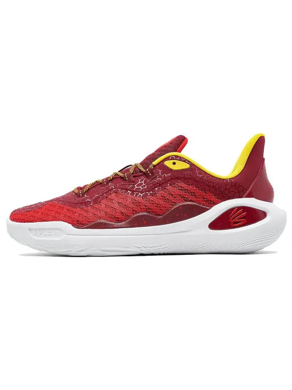 Кроссовки bruce lee x curry flow 11 'fire' Under Armour — изображение 2 из 4, красный//красный