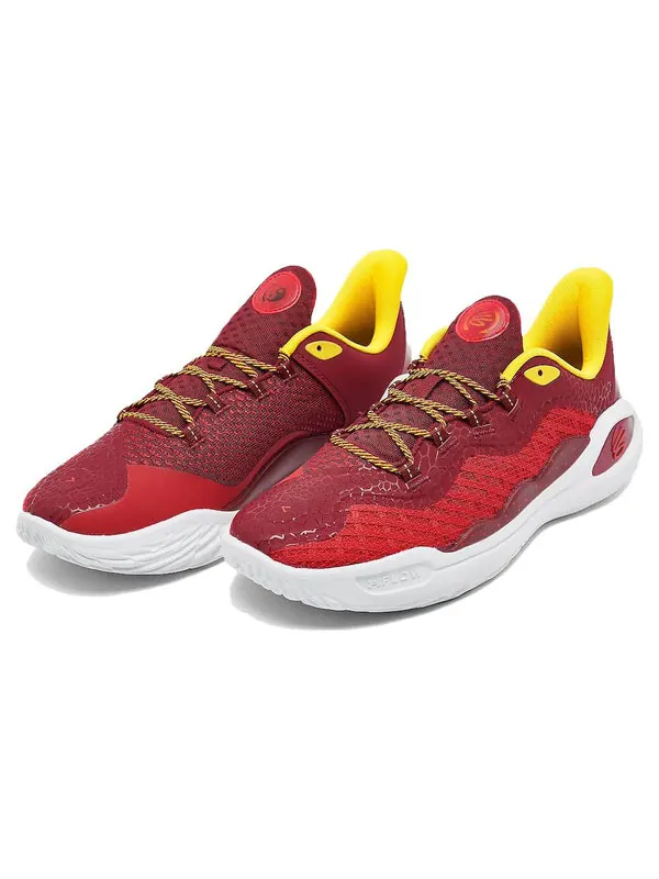 Кроссовки bruce lee x curry flow 11 'fire' Under Armour — изображение 3 из 4, красный//красный