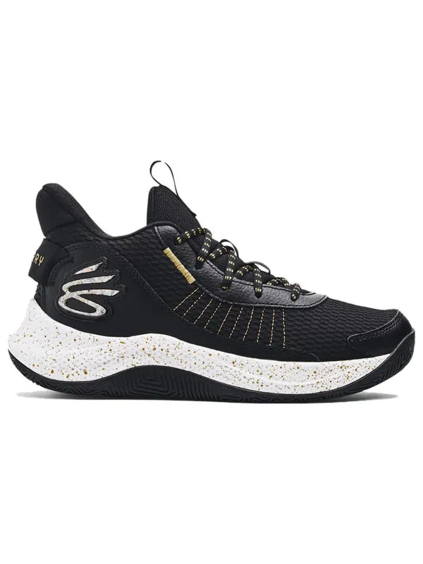Кроссовки curry 3z7 'black metallic gold' Under Armour — изображение 2 из 4, черный/золотистый
