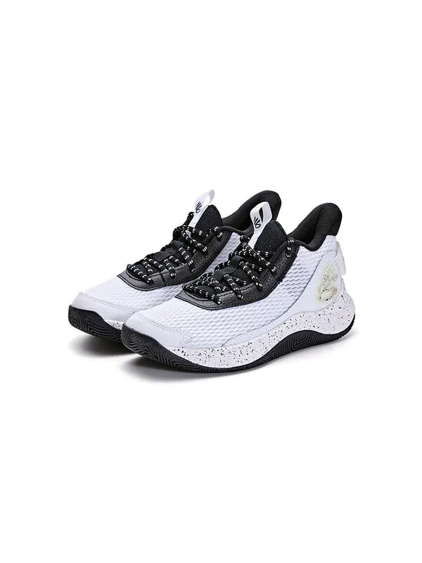 Кроссовки curry 3 z7 'white black' Under Armour — изображение 3 из 4, белый/черный