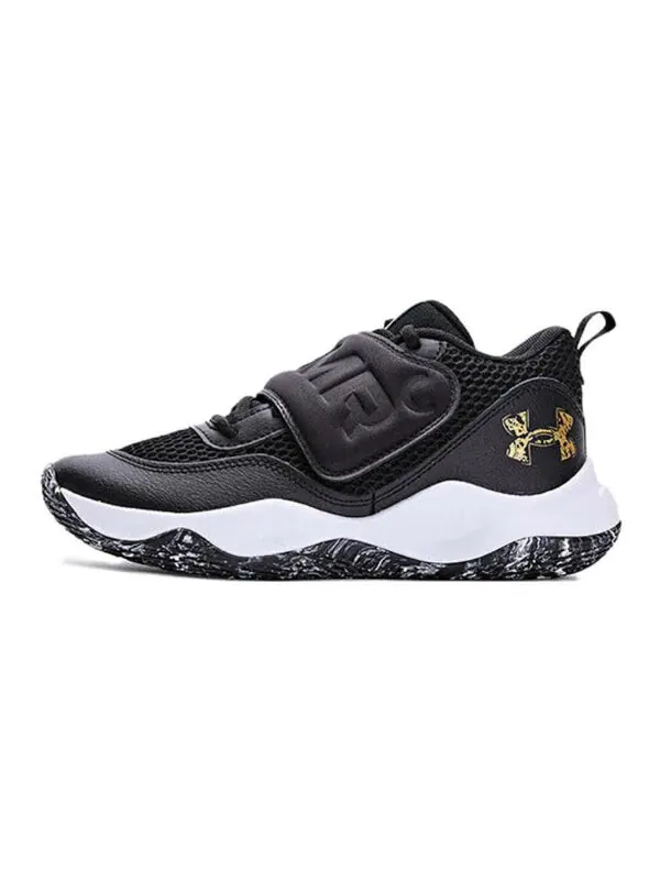 Кроссовки zone bb 2 'black metallic gold' Under Armour — изображение 2 из 4