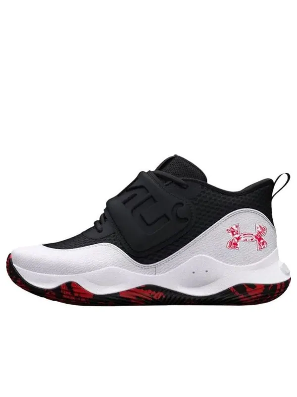 Кроссовки zone bb 2 'black white' Under Armour — изображение 1 из 2, черный/белый/красный