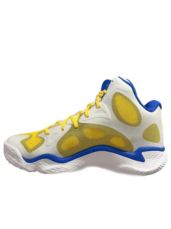 Кроссовки spawn flotro basketball shoes 'white yellow blue' Under Armour — изображение 1 из 3, белый/желтый/синий