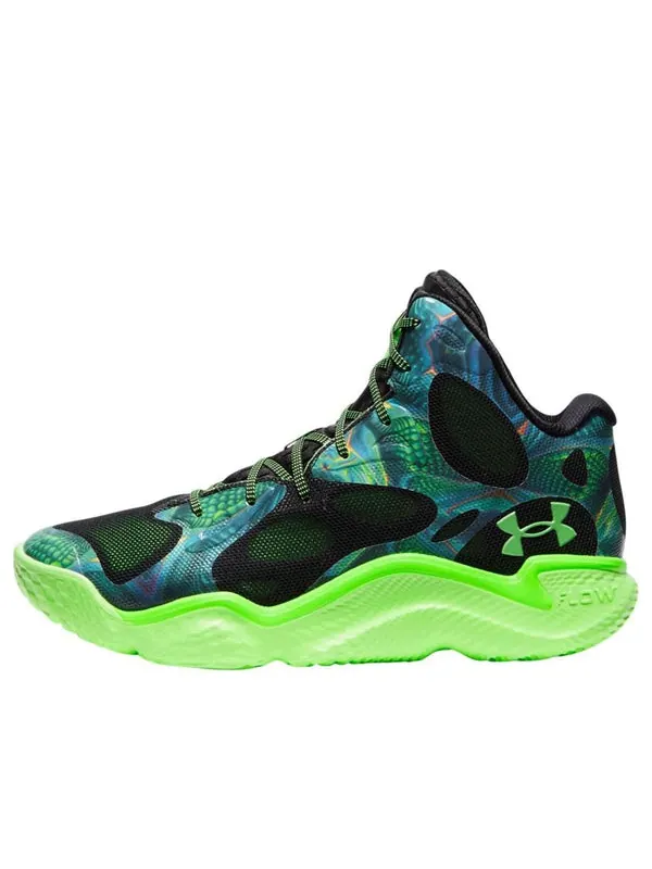 Кроссовки curry spawn flotro 'extraterrestrial' Under Armour — изображение 1 из 4, зеленый/черный