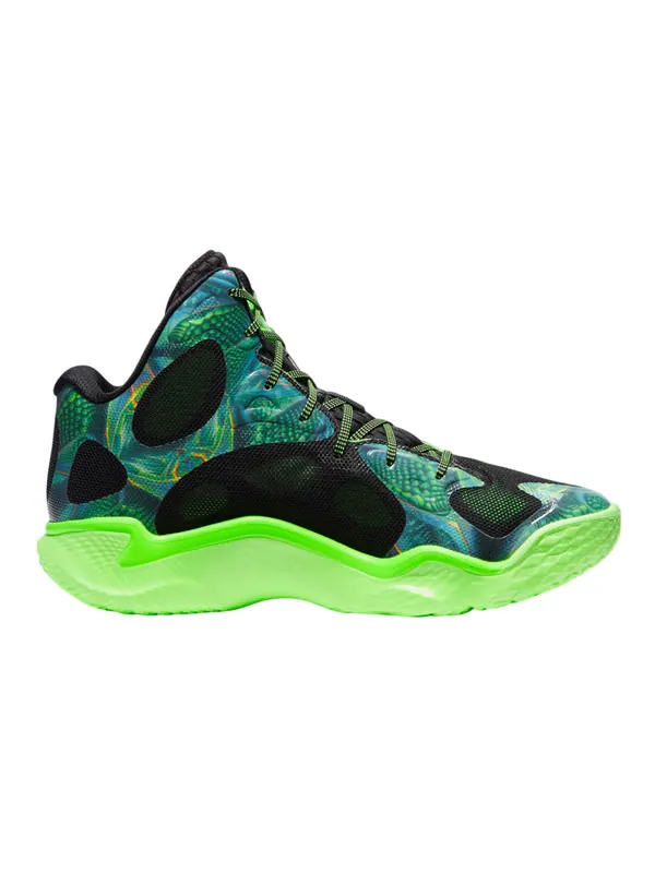 Кроссовки curry spawn flotro 'extraterrestrial' Under Armour — изображение 2 из 4, зеленый/черный