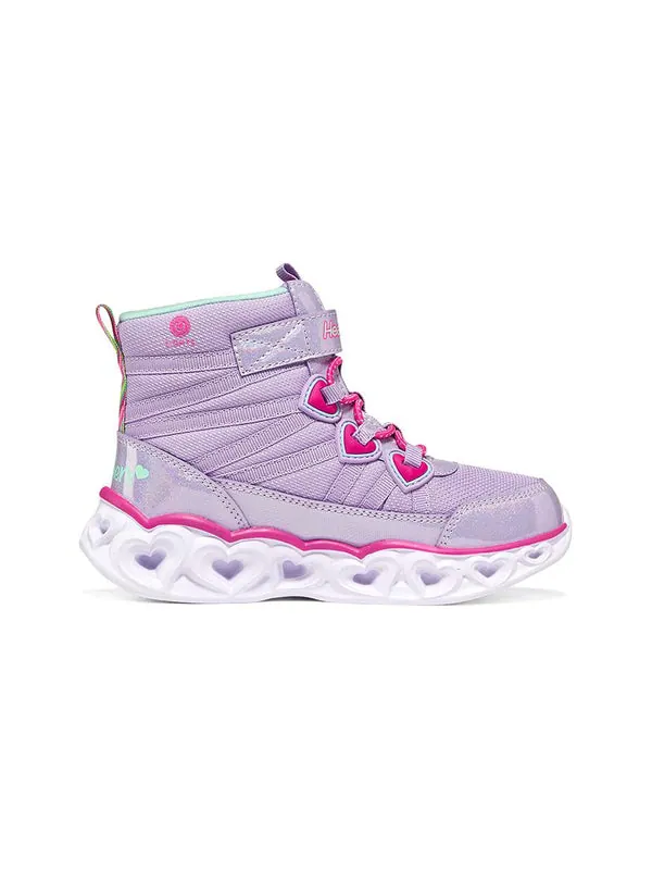 Кроссовки sweetheart lights 'purple pink' Skechers — изображение 2 из 4, фиолетовый/розовый