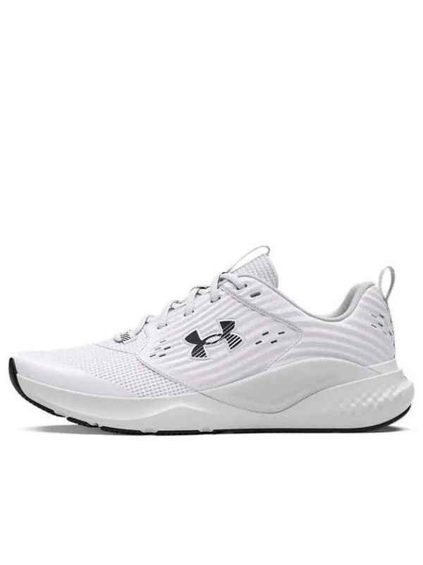 Кроссовки charged commit 4 'white distant grey' Under Armour — изображение 1 из 4, белый/серый/черный