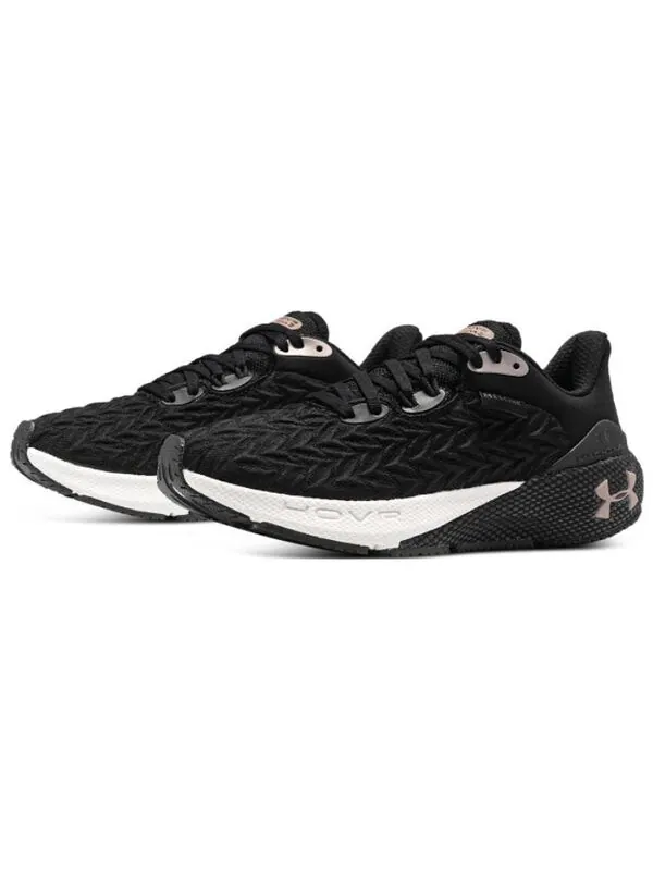 Кроссовки hovr machina 3 clone 'black rose gold' Under Armour — изображение 2 из 3, черный/серый