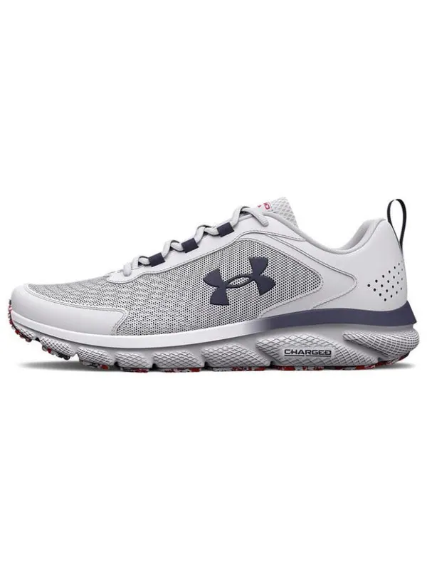 Кроссовки charged assert 9 running shoes 'white blue' Under Armour — изображение 2 из 4, белый/синий