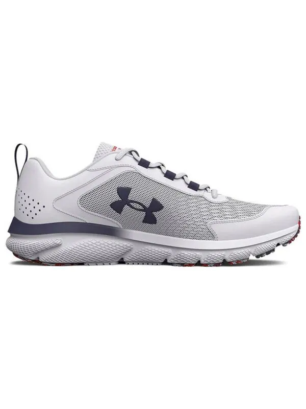 Кроссовки charged assert 9 running shoes 'white blue' Under Armour — изображение 3 из 4, белый/синий