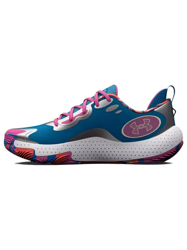 Кроссовки spawn 5 le 'brilliant blue pink' Under Armour — изображение 2 из 4, синий/розовый