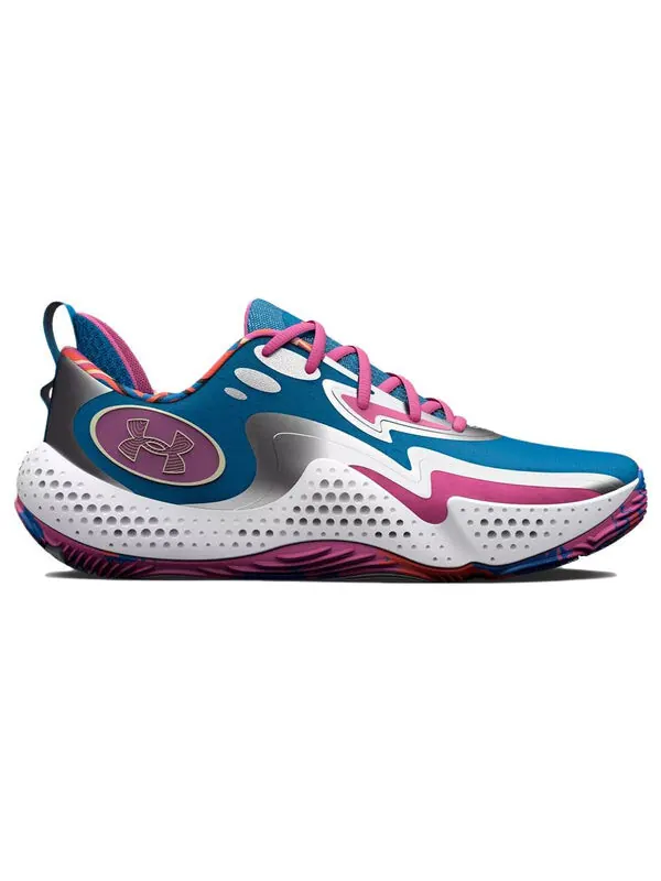 Кроссовки spawn 5 le 'brilliant blue pink' Under Armour — изображение 3 из 4, синий/розовый
