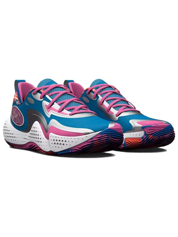 Кроссовки spawn 5 le 'brilliant blue pink' Under Armour — изображение 4 из 4, синий/розовый