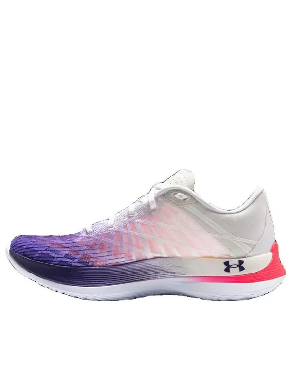 Кроссовки flow velociti elite 'white purple' Under Armour — изображение 1 из 4, белый/синий/розовый