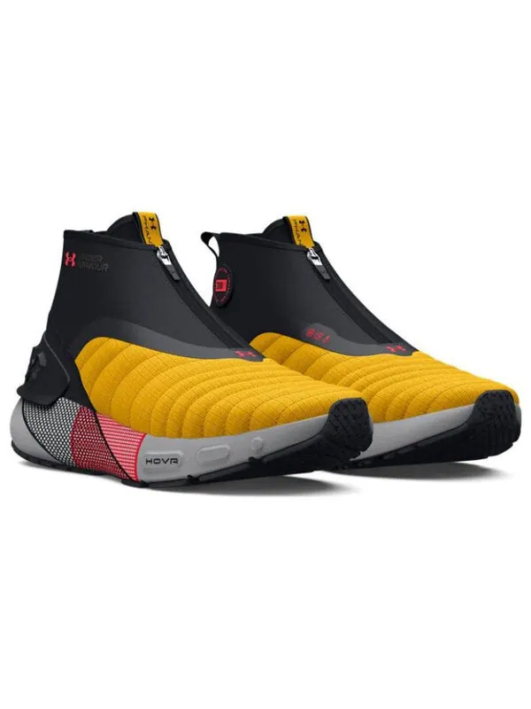 Кроссовки hovr phantom 3 se warm 'tahoe gold black' Under Armour — изображение 3 из 4, золотистый/серый/черный